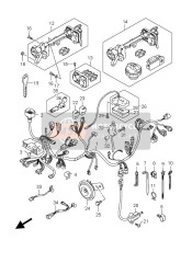 3685414G00, Wire, Ignition Coil Lead, Suzuki, 2